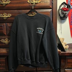 Black Men's Sweater ATLAS GYM Hollister MEDIUM